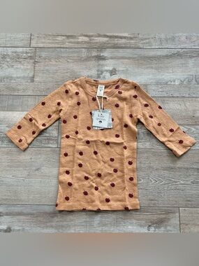 NWT Kate Quinn Apple Pointelle Top Size 6